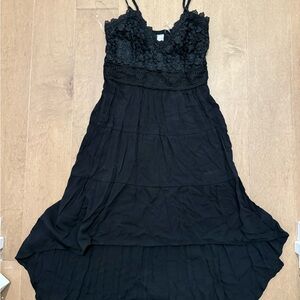 Black Lace Sleeveless dress